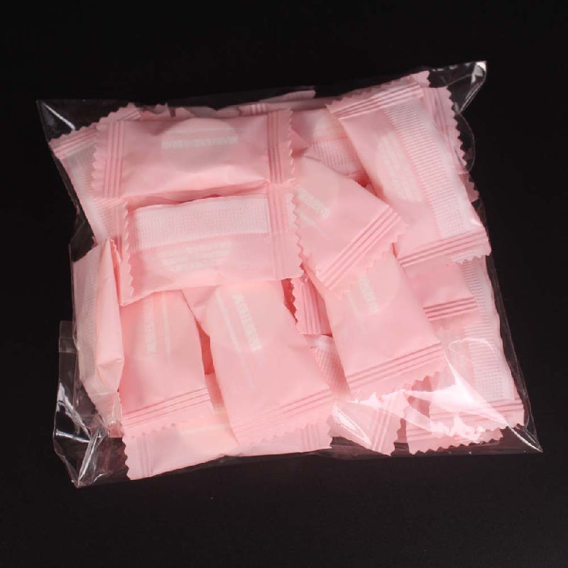 100 Disposable Compressed Face Towels, Portable Travel Non-Woven Face Towels, Outdoor Disposable Face Towel Candy Towels
