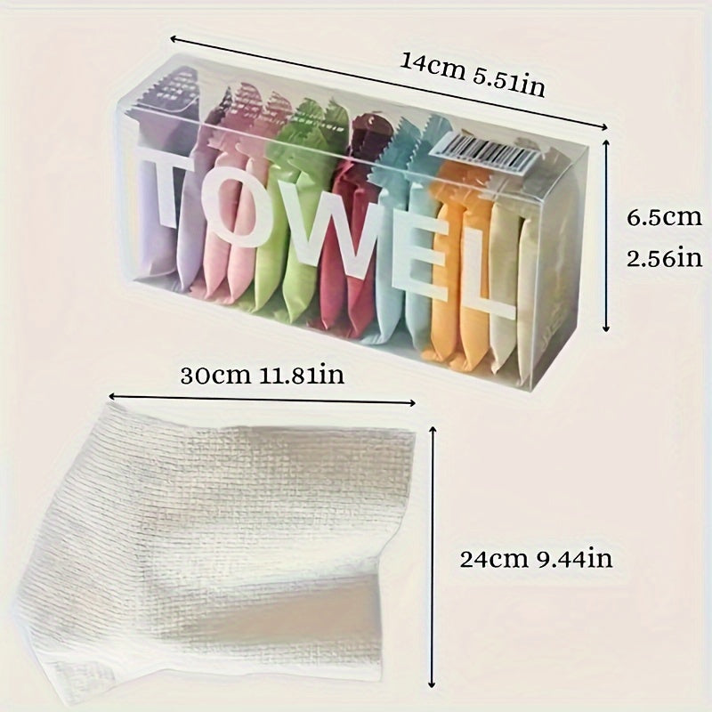 56 Packs of Compressed Towels, Disposable Compressed Face Towels, Soft Face Towels, Portable Extra-large Thickened Compressed Disposable Face Towels, Suitable for Travel, Outdoor Camping, Hiking, Sports, Hotels, Beauty Salons, Compressed Face Towels